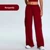 Burgundy - Wide Leg