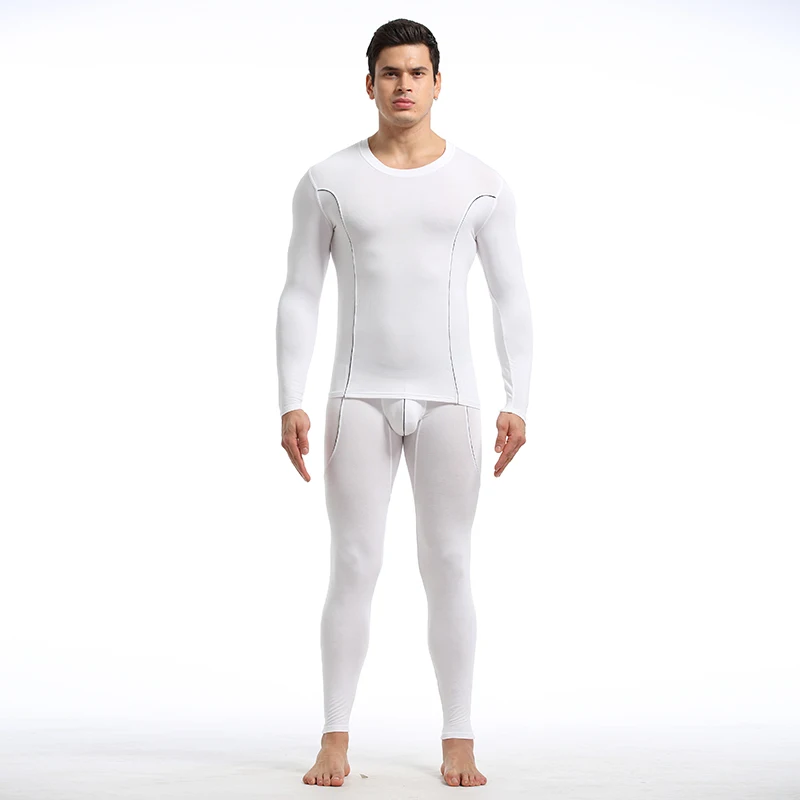 China Goods Wholesale 100%bamboo Fiber Close-fitting Thermal Underwear ...
