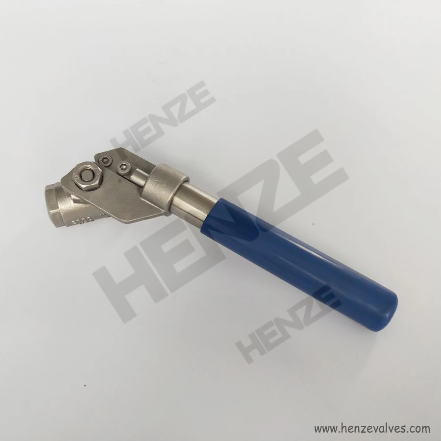 Deadman Ball Valve with Spring Return Handle for Self Close 1/2" 3/4" 1" 11/4" 11/2" 2"