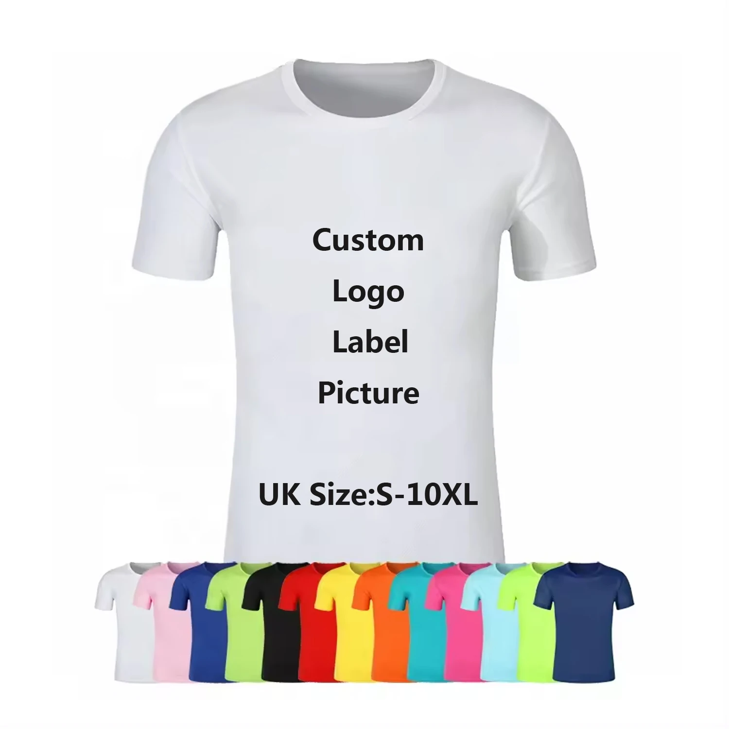 Custom 100%cotton Custom logo 3d-printing  T-shirt Workwear Team Class Clothing  Personality Adverti