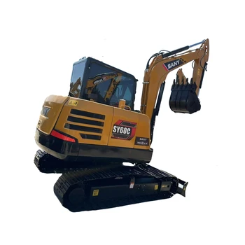 90% New Used Digger Sany SY60C Hydraulic Crawlerl Used Excavator