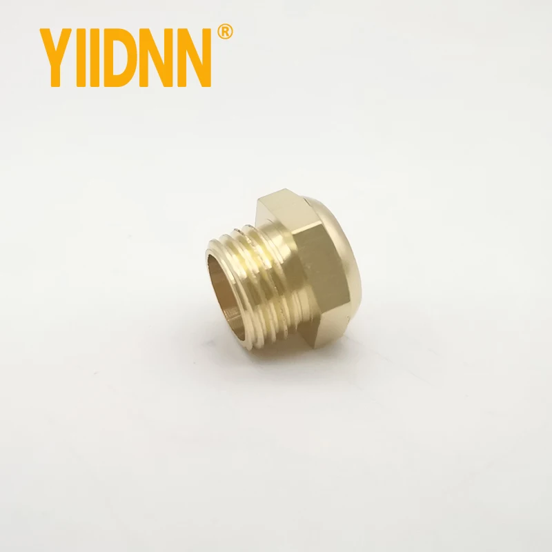 PSV Pneumatic Fitting Male Thread Brass Flat Head air Silencer Muffler ...
