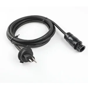 Wholesale BC01 Female Cable Swiss 3 Pin T13 S+ Certificate Power Cord Plug 3G1.5 Rubber Wire