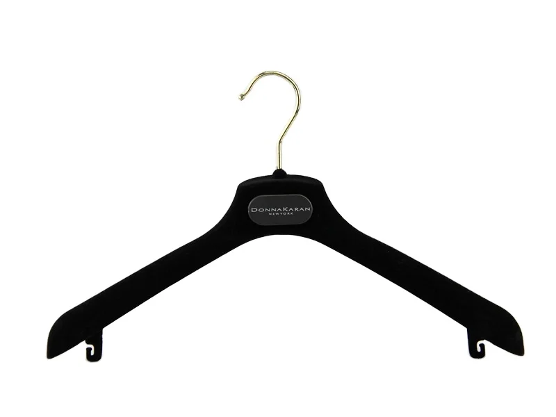 Small Hook Names Accessories Shop Micro-suede Fabric Padded Hanger Black Living Room Plastic Desktop Single Christmas CLASSIC YT