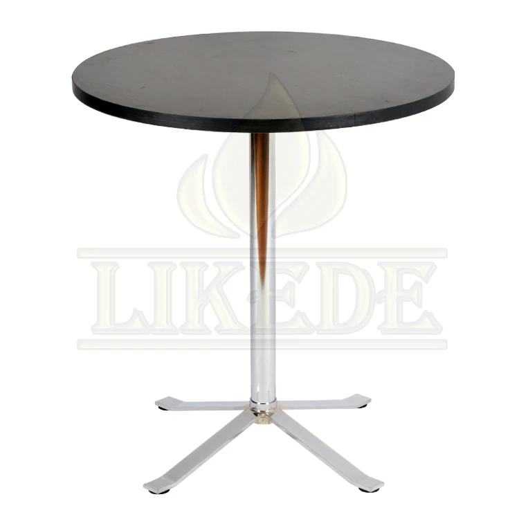 Hot Sale Metal Base Restaurant Dining Table Bistro