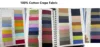 100% cotton crepe fabric colors