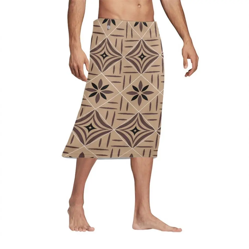 Sarong Pareo Samoan Mens Traditional Lavalava Custom Polynesian Tribal  Printed Lungi With Pocket Top Seller Tongan Longyi