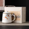 Yangzhi jade porcelain office cup, see picture