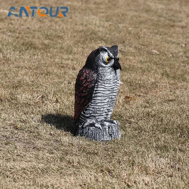 Wholesale Owl Decoys To Scare Birds Away Solar Powered Owl Head Buy