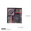 Stampa Paisley blu navy