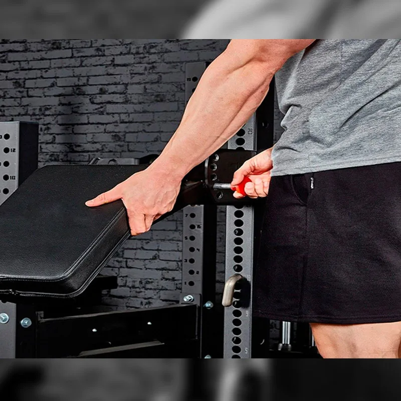 Support à Squat Réglable Blitz Fitness – Commercial / Maison, Acier, 56kg