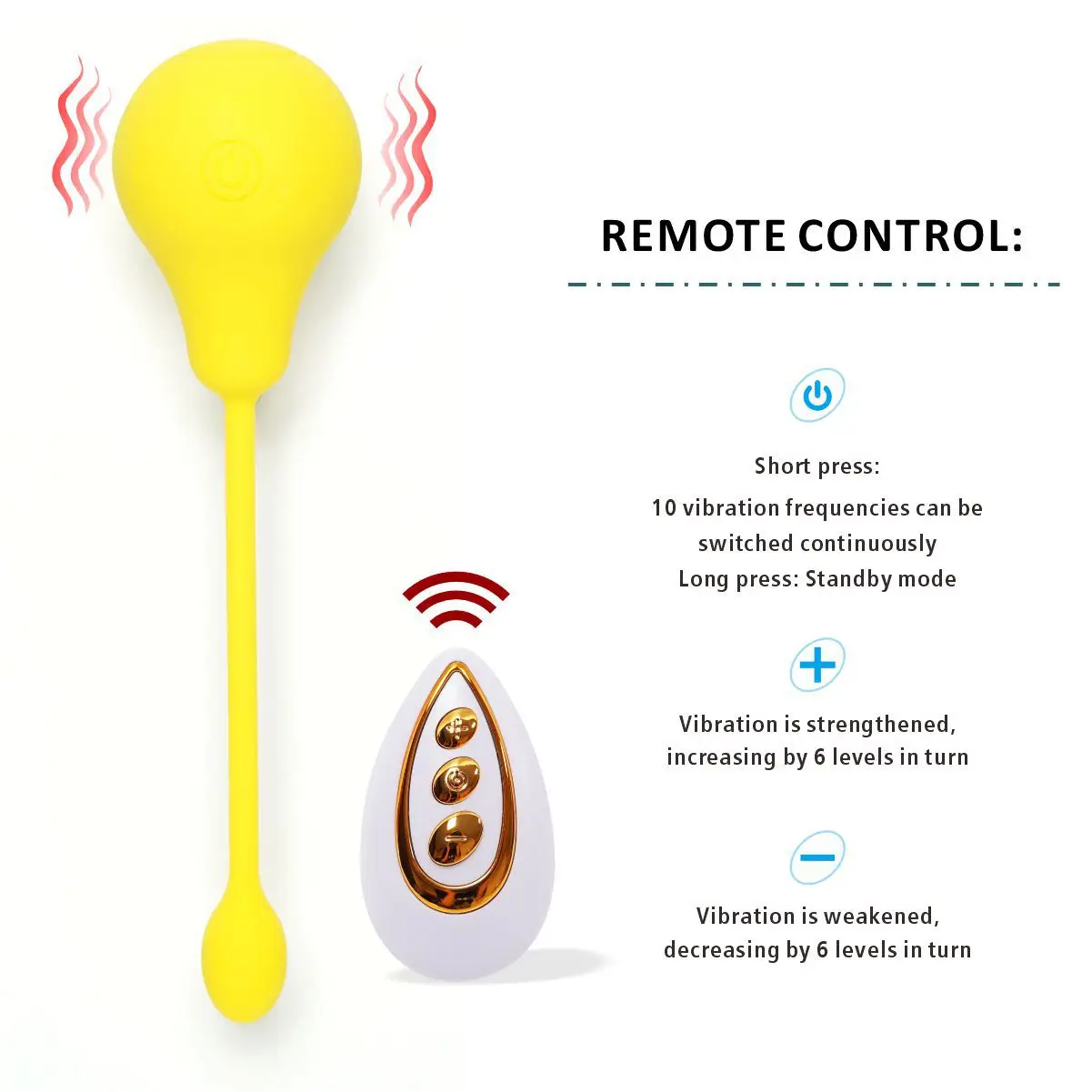 we use a large vibrating egg Egg Vibrator with Remote Control
