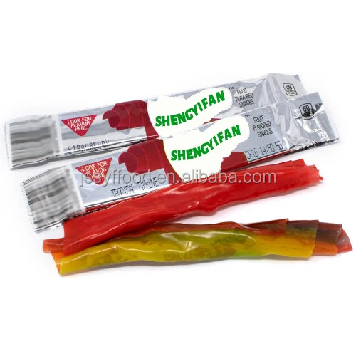 Haccp/brc/halal Certificate Oem Custom Sour Sweet Flavour Fruit Roll