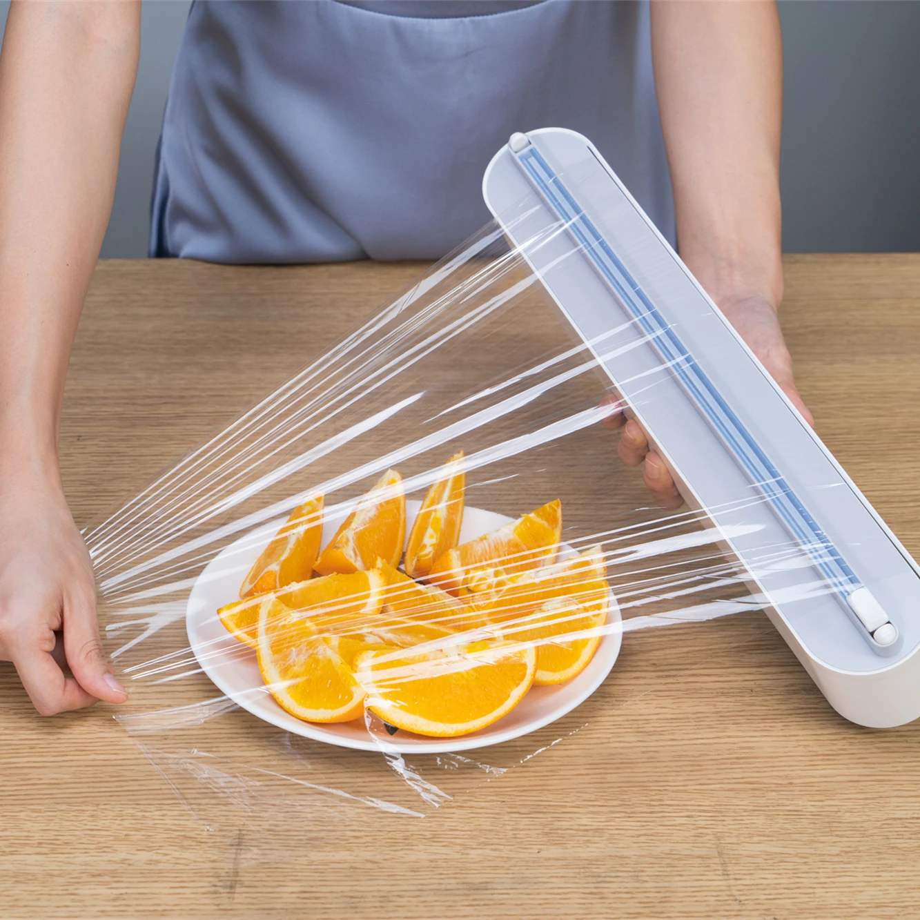 Professional PlasticWrap Cutter  Food Freshness Wraptastic Dispenser  Foil Dispenser Cling Film Cutter  Plastic Wrap Dispenser