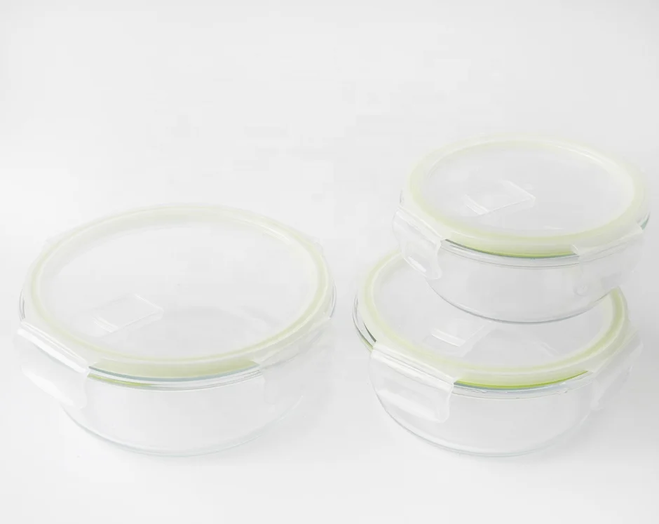 Glass Food Storage Container With Locking Lid. Ideal for Storing Food, Vegetables or Fruits. Baking Casserole, Lasagna, Baking,