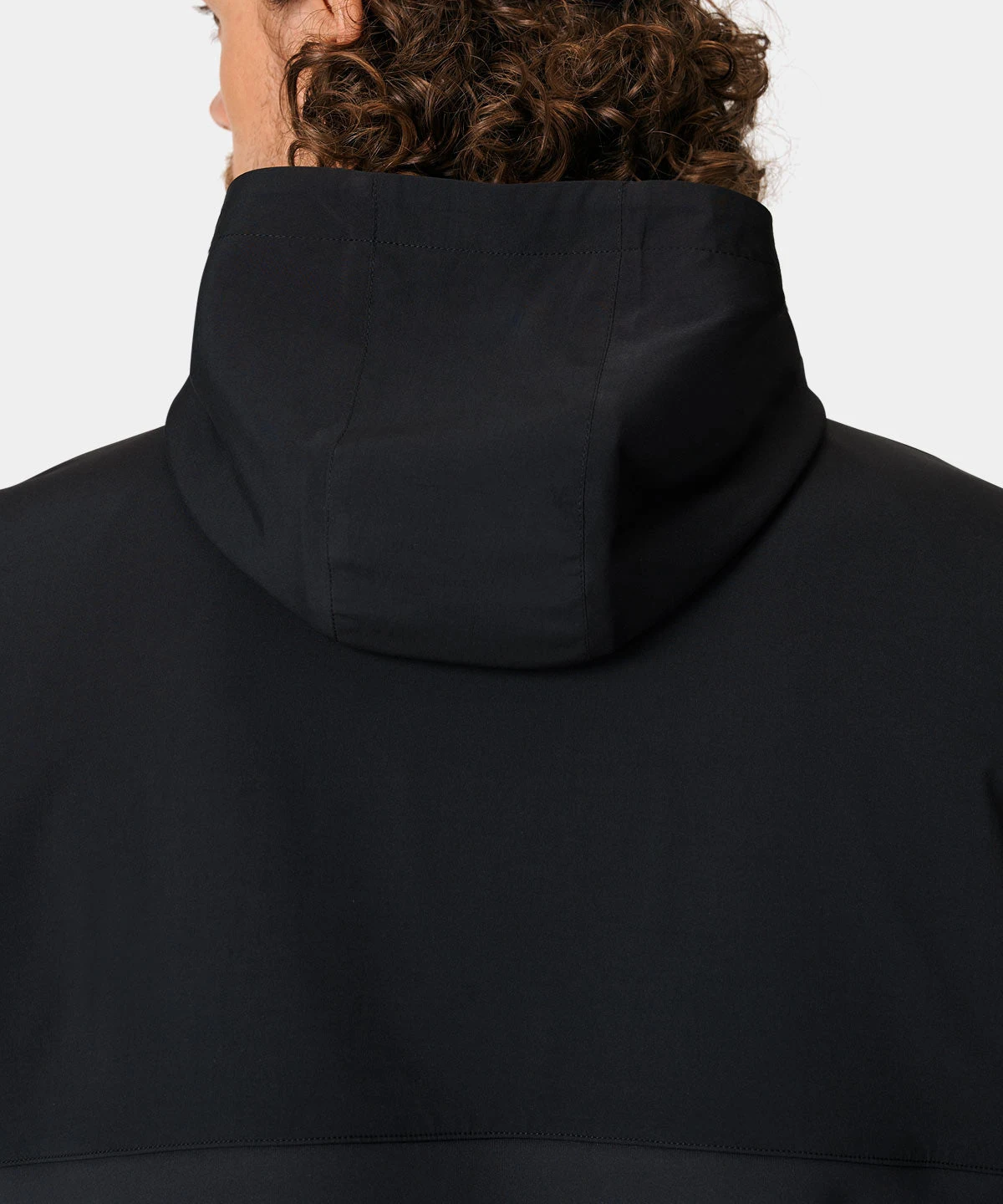 Custom Logo 1/4 Quarter Zip Collar Black Waterproof Lightweight ...