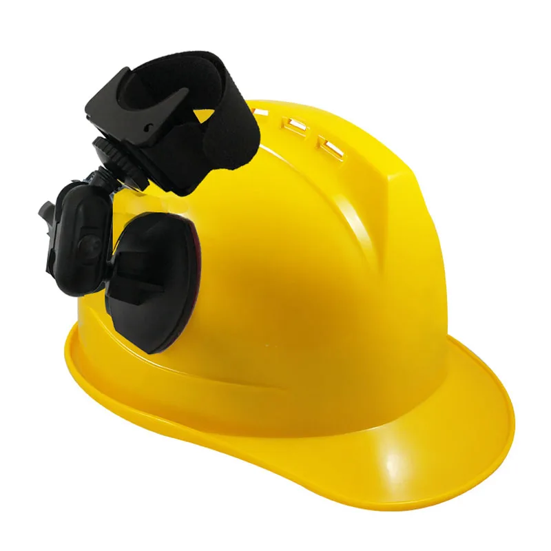 Szsmilin 360 Degree Adjustable Adhesive Helmet Hat Holder for Flashlight Scopes & Accessories