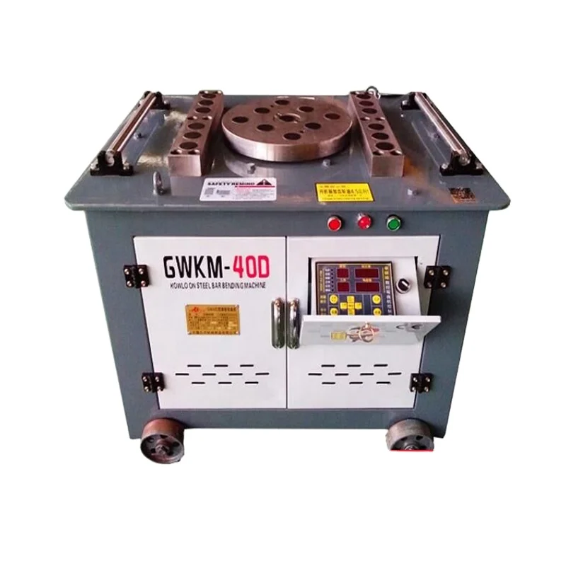 CNC Large Wire Round 10-60mm Hydraulic Desktop Rebar Bending Machine Rebar Bender 110/220V