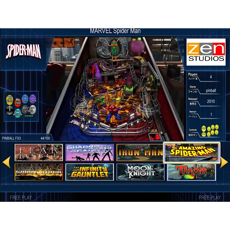 2TB TAITO Type X Arcade TTX3/4 All-in-One System Pinball Game