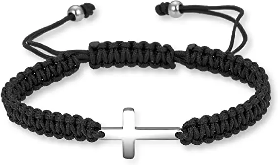 2025 Adjustable Red String Protection Bracelet Classical Cross Bracelet Religious Jewelry for Women