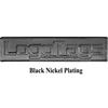 placcatura in nichel nero