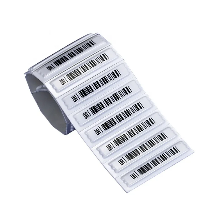 5000 pcs 58khz AM Security Tags Soft Labels Barcodes for Retail EAS system 