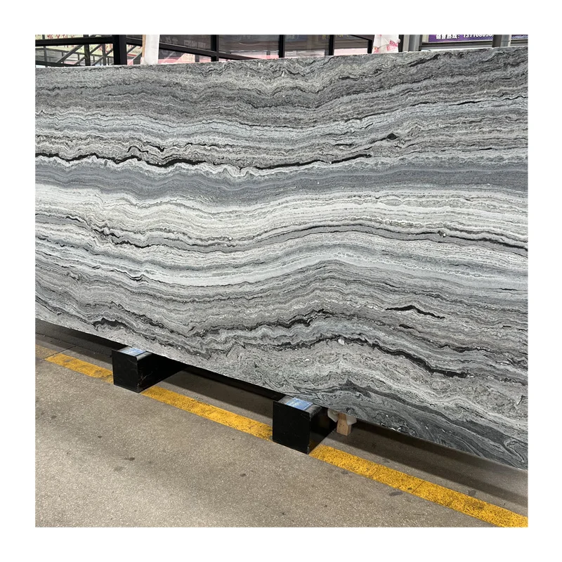 Blue Danube White Marble Countertop & Slab Polished Modern Design for Hotels Villas Kitchens & Dining 1-Year Warranty