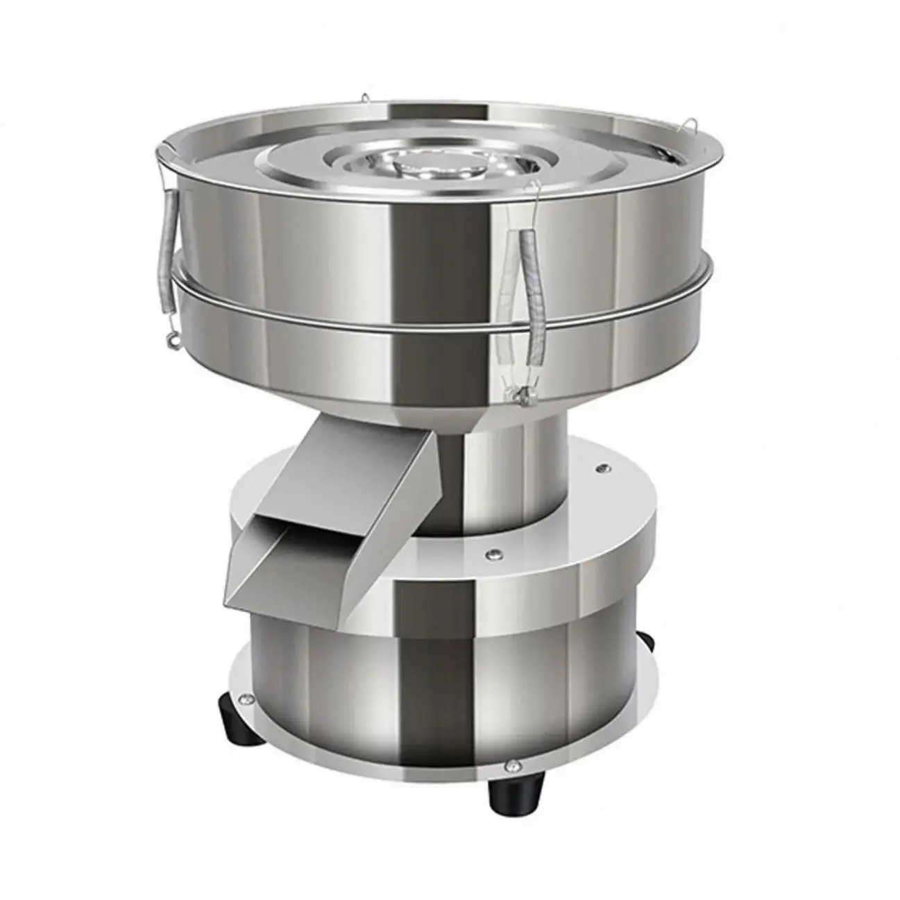 TEBAK 2800 Mesh Stainless Steel Circular Vibration Screening Machine Flour Powder Food Filtering Machine