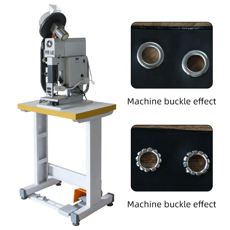 Semi Automatic Small Eyelet Press Grommet Machine Eyelet Riveting Machinery With Good Quality