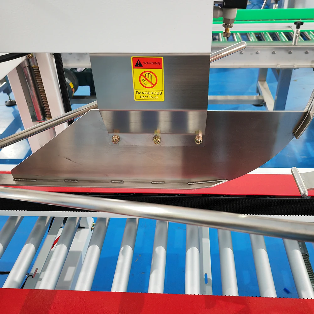 Grepack Automatic Flaps Folding Carton Sealing Machine with Case Box Tape Sealer