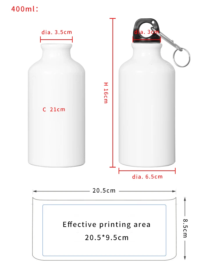 750 ml Sublimation Aluminum Sport Water Bottle » THE LEADING GLOBAL  SUPPLIER IN SUBLIMATION!
