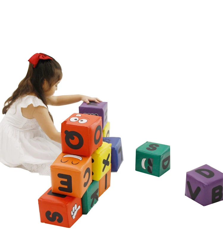 Baby Party Event Soft Play Foam Block Sets Indoor Play Area Kids Square  Shape Soft Play Toy Building Blocks for Children