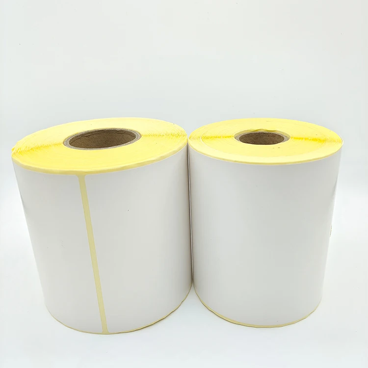 Blank Label Thermal Paper Thermal Label Roll Sticker 500 Small Paper Self-Adhesive Thermal Label Roll