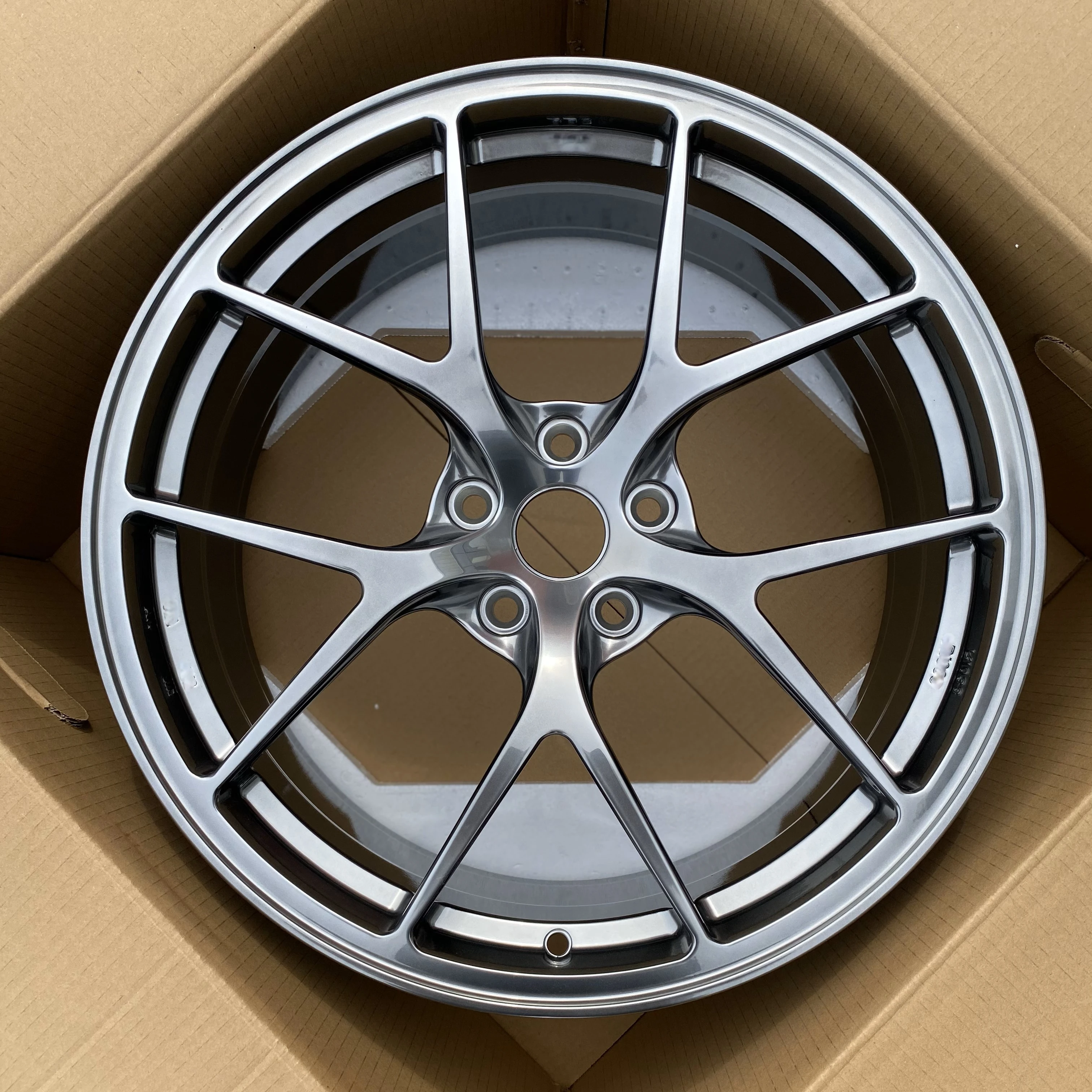 GVICHN gloss gray one piece forged wheel 16 17 18 19 20 21 22 23 24 26 inch aluminum alloy rims 5x112 5x114.3 5x120 wheel hub