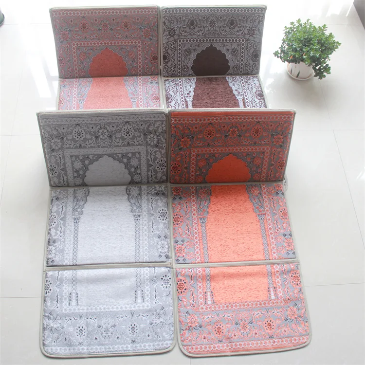 Wholesale Prayer Mat Luxury Middle Eastern Muslim Worship Mat 3d Embossed Folding Foldable