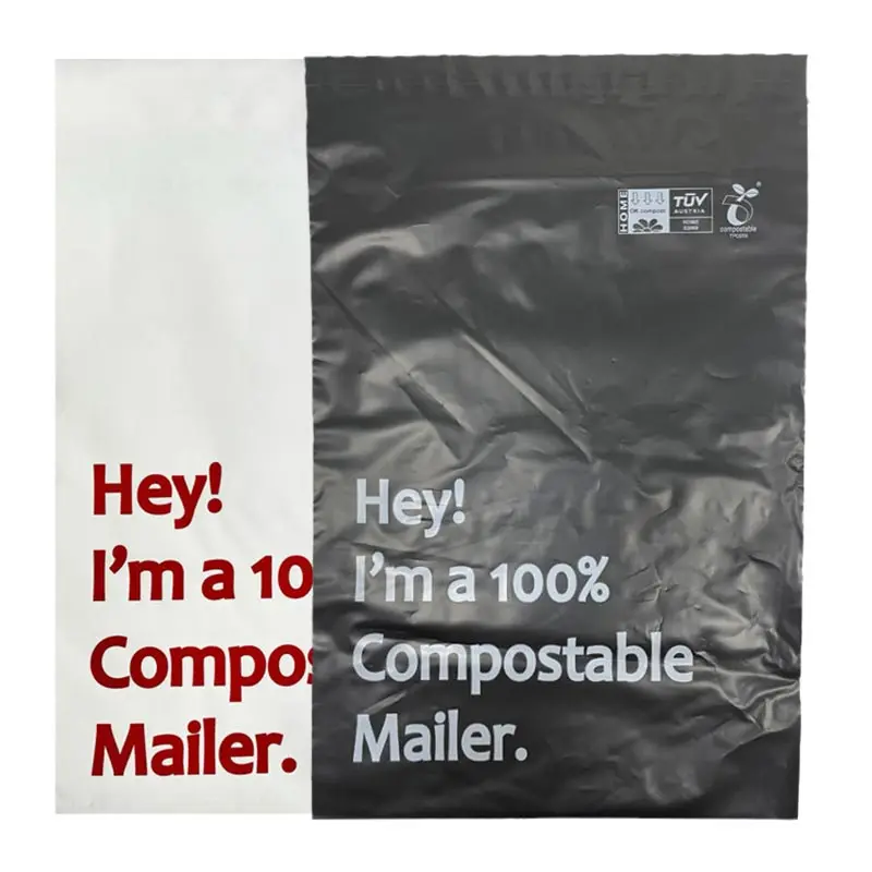 25.5*37cm Black Matte Mail Package D2w Clothing Postage Plastic Polybag