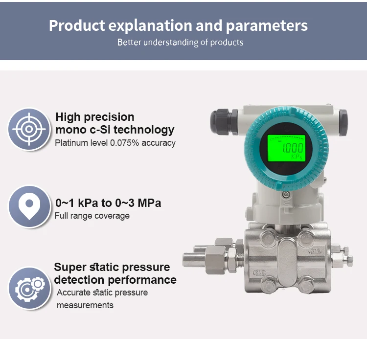 Hank Liquid Oxygen Differential Pressure Gprs Zigbee Sensor Stainless ...