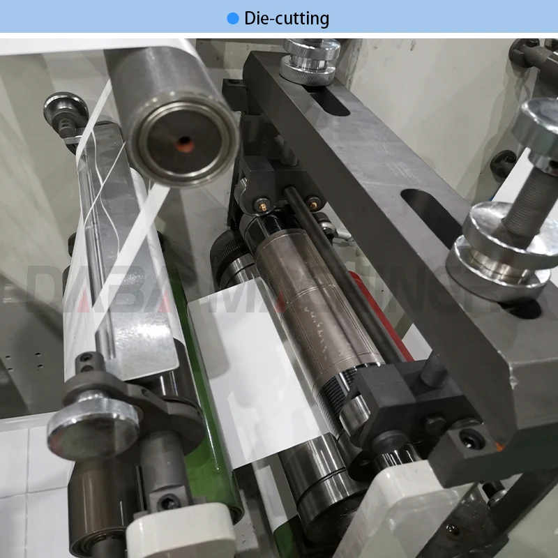 Automatic Blank Sticker Label Roll to Roll Paper Rotary Die Cutting Machine