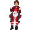 Père Noël portant un enfant-120-140 cm