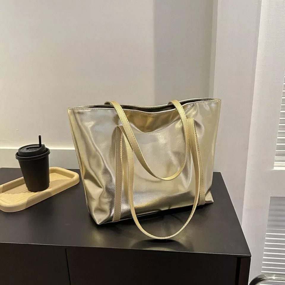 Hot Sale Custom Logo Vintage Crossbody Shoulder PU Leather Tote Bag for College Students Hot Selling Custom Logo Shopping Bags