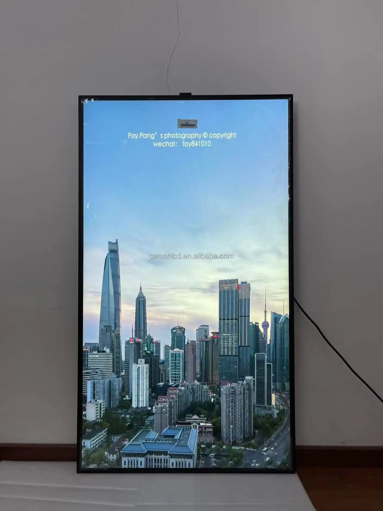 digital stand  Advertising Digital Signage  Shop 55 Inch 3000 Nit High Brightness Facing Window Lcd Screen Display supplier