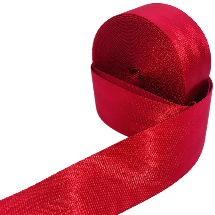 47mm Car Polyester Webbing Factory Web Band for Seatbelt Safety Belt Black Polyester Coloured Seat Belt Webbing