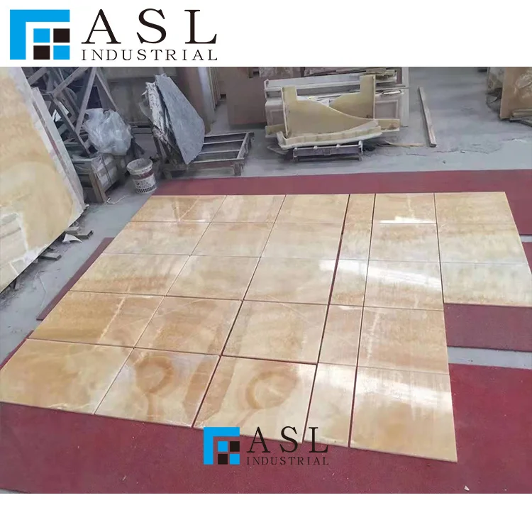 Yellow onyx light honey color transparent polished golden onix 12x24 marble onyx slab Chinese gold vein classic onyx tile