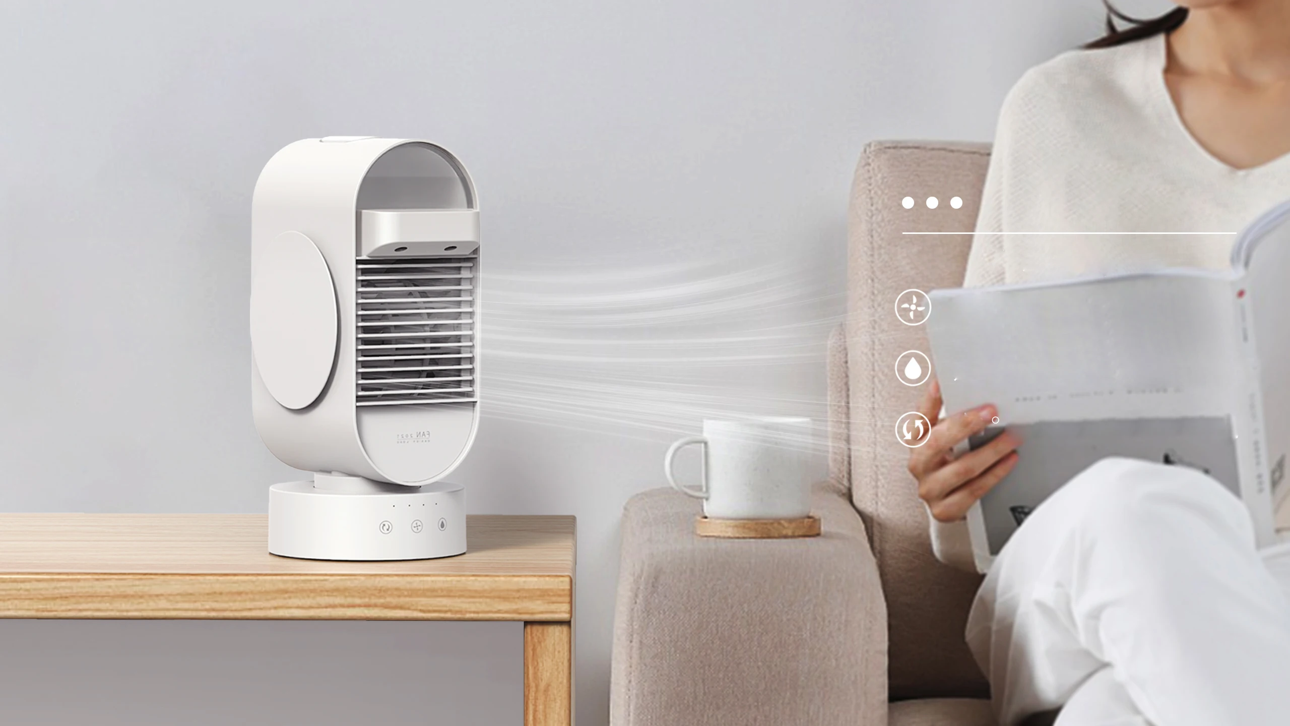 portable evaporative rechargeable usb mini condition air cooling