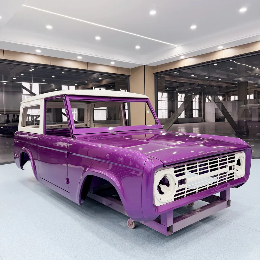 Ford Early Bronco Body Shell 1966-1977 Purple Painted