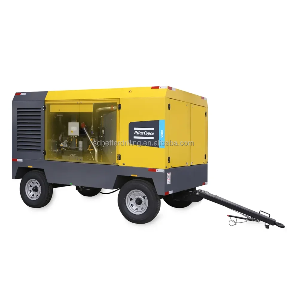Atlas Copco Famous Brand air Compressor V900 with Dynamic air Volume Adjustment Function