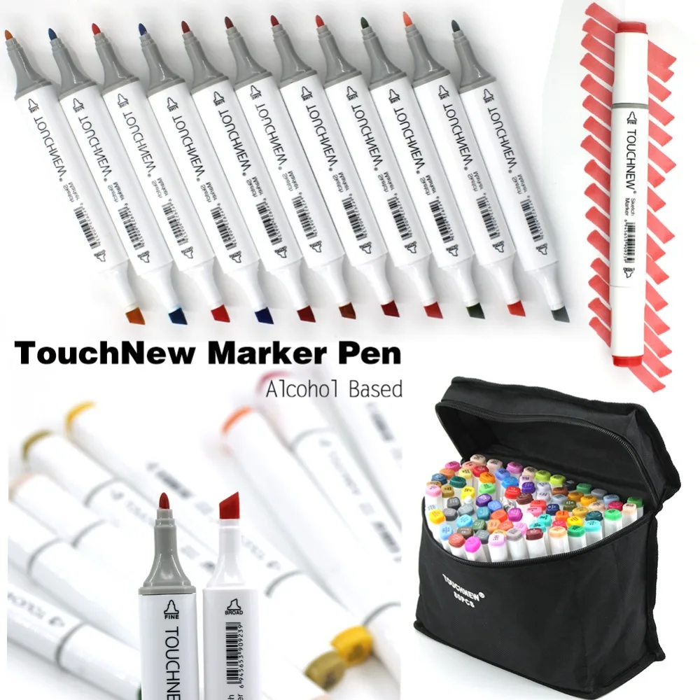 Touchfive Touch five Markers - Colored Pens for Art Drawing Pens/Touch  Marker