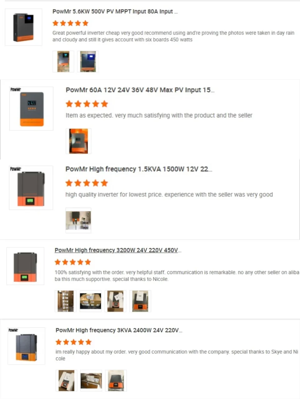 Powmr Split Phase Hybrid Inverter 10KW - Solar & Battery