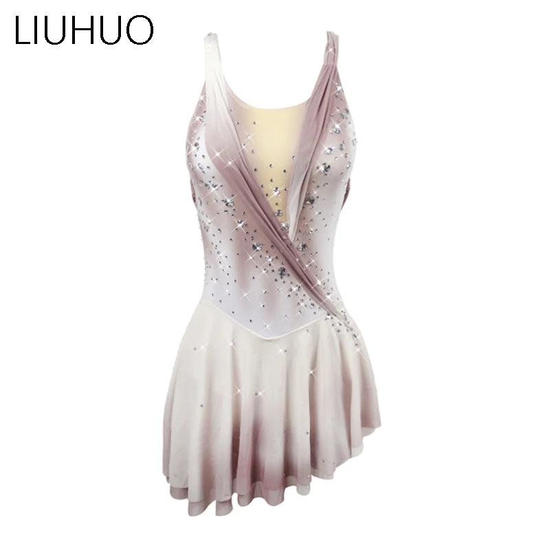 Competition Twinkle Leotard Figure Skating Ice Skating Dress for gilrs 8802 