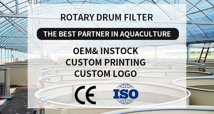 Koi Pond Filter Aquaculture Fish Farming RAS Equipment Rotary Drum ...